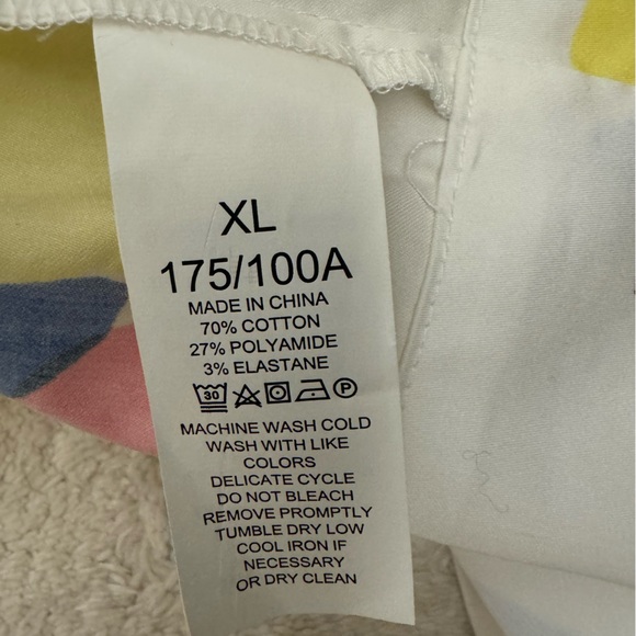 NWT Kate Spade women’s summer cotton fit & flare lemon dress size XL - Picture 12 of 12